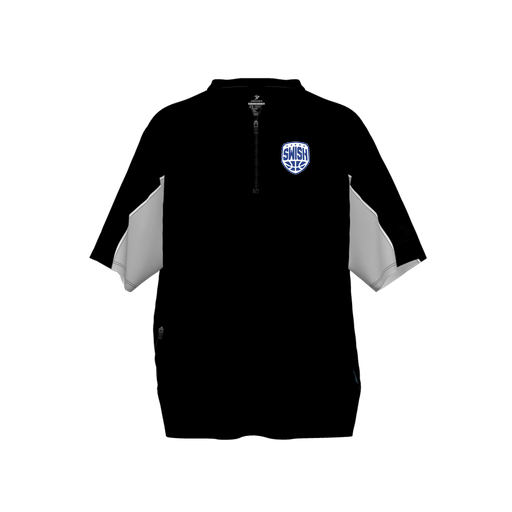 [CUS-DFW-WIND-PER-SSL-BLK-YS-LOGO1] Wind Jacket (Youth S, Black, Logo 1)