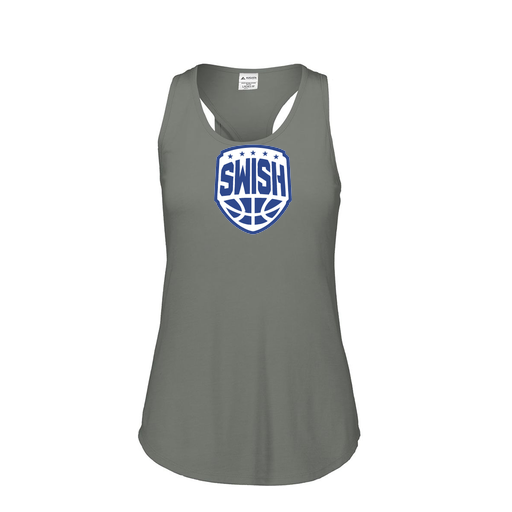 [3078.013.S-LOGO1] Ladies Tri Blend Tank Top (Female Adult S, Gray, Logo 1)