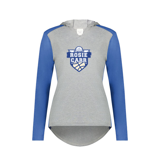[6902.28V.XS-LOGO2] Ladies Vintage Hoodie (Female Adult XS, Royal, Logo 2)