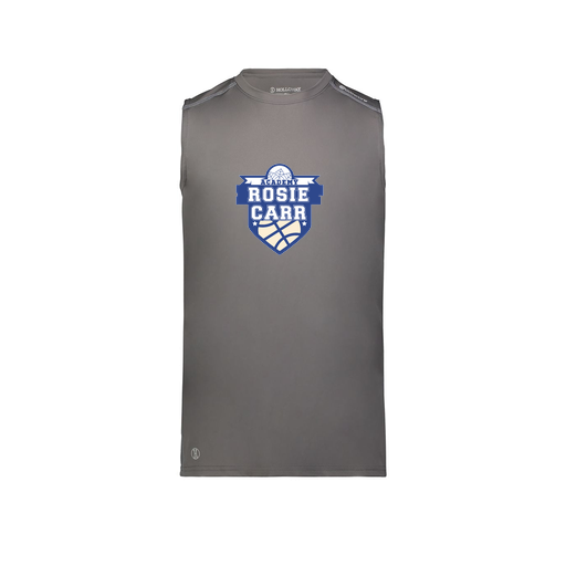 [222593.98D.S-LOGO2] Men's CoolDry TankTop (Adult S, Gray, Logo 2)