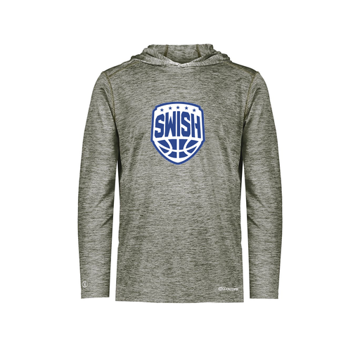 [FOLHCGGY-AS-LOGO1] Decker Men's Charge Hoodie (Adult S, Gray, Logo 1)