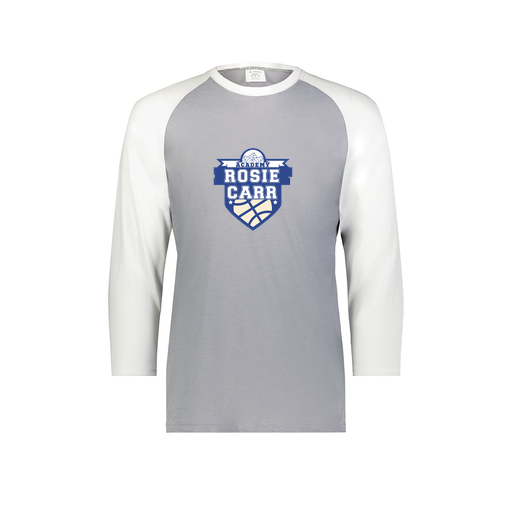 [6879.74S.S-LOGO2] Men's Vintage 3/4 Sleeve T-Shirt (Adult S, White, Logo 2)