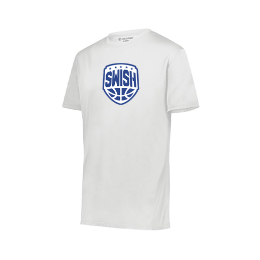 [222818.005.S-LOGO1] Men's Movement Dri Fit Shirt (Adult S, White, Logo 1)