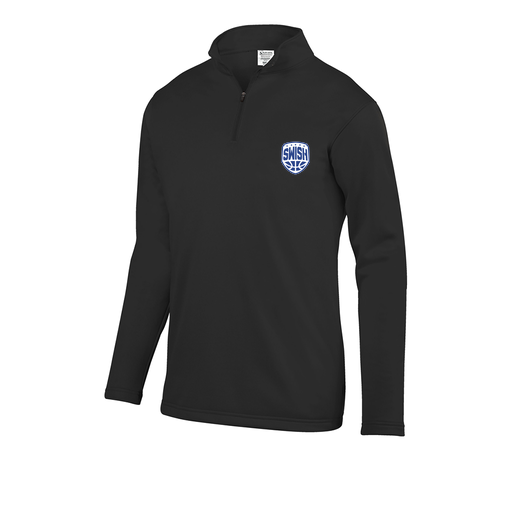 [DFW-FFQZ-BLK-AS-LOGO1] Men's FlexFleece 1/4 Zip (Adult S, Black, Logo 1)