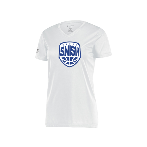 [222820.005.S-LOGO1] Ladies Movement Dri Fit Shirt (Female Adult S, White, Logo 1)